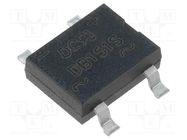 Bridge rectifier: single-phase; Urmax: 50V; If: 1.5A; Ifsm: 50A DC COMPONENTS