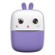 Mini Thermal Printer for Kids with Camera and Camcorder - Purple, Hurtel