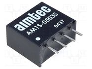 Converter: DC/DC; 1W; Uin: 4.5÷5.5V; Uout: 3.3VDC; Iout: 300mA; SIP4 AIMTEC