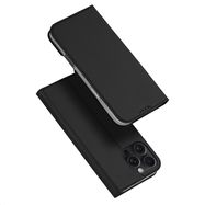 Dux Ducis Skin Pro iPhone 16 Pro Case with Flip and Card Slot - Black, Dux Ducis
