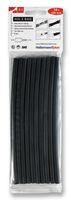 HEATSHRINK, 3:1, 6MM, BLK, PK10