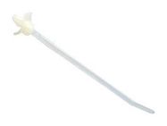 CABLE TIE, PUSH MNT, NAT, 132MM, PK100