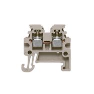 Feed-through terminal block, Screw connection, 1.5 mm², 400 V, 17.5 A, Number of connections: 2 Weidmuller