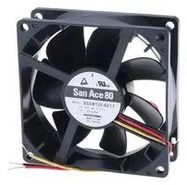 DC FAN, 80MM, 3400RPM, 31DBA