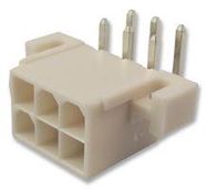 CONNECTOR, HEADER, 6POS, 2ROW, 4.2MM