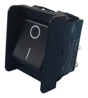 ROCKER SWITCH, DPST, 16A, 250VAC, PANEL