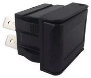 SWITCH, ROCKER, DPST, W/ COVER, BLK