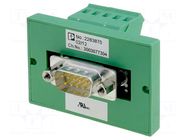 Connector: D-Sub; PIN: 9; socket; male; for panel mounting,screw PHOENIX CONTACT
