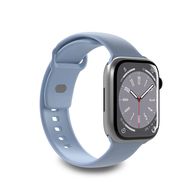 Puro Icon Silicone Strap for Apple Watch 42 / 44 / 45 / 49 mm - Light Blue (2 pcs.), Puro