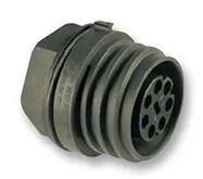 CIRCULAR CONNECTOR, RCPT, 10POS, SCREW