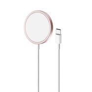 Puro Magnetic Wireless Induction Charging Station USB-C, MagSafe compatible, 1m, pink, Puro Elektrik