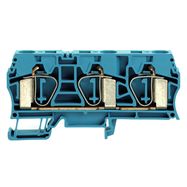 Feed-through terminal block, Tension-clamp connection, 16 mm², 800 V, 76 A, Number of connections: 3 Weidmuller