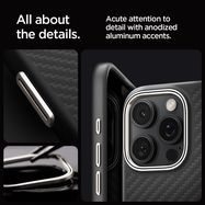 Spigen Enzo Aramid Mag Case with MagSafe for iPhone 16 Pro Max - Matte Black, Spigen