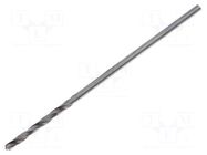 Drill bit; for metal; Ø: 1mm; high speed steel; Features: hardened DONAU ELEKTRONIK