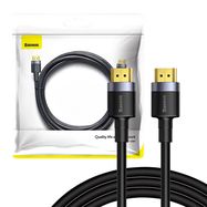 Baseus Cafule 4KHDMI Male To 4KHDMI Male Adapter Cable 3m Black, Baseus