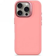 Decoded AntiMicrobial Silicone Stacks Backcover with MagSafe for iPhone 16 Pro - Pink, Decoded