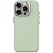 Decoded AntiMicrobial Silicone Stacks Backcover Case with MagSafe for iPhone 16 Pro - Green, Decoded