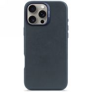 Decoded Leather Backcover MagSafe case for iPhone 16 Pro Max - navy blue, Decoded
