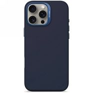 Decoded AntiMicrobial Silicone Backcover Case with MagSafe for iPhone 16 Pro Max - Navy Blue, Decoded