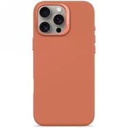 Decoded AntiMicrobial Silicone Backcover with MagSafe for iPhone 16 Pro Max - Orange, Decoded
