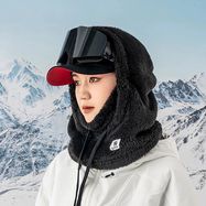Qunature Arctic Velvet Ski Balaclava Size L - Black, Qunature