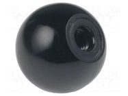 Ball knob; Ø: 32mm; Int.thread: M8; 14.5mm; duroplast PF ELESA+GANTER