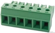 TERMINAL BLOCK, PLUGGABLE, 6POS, 10AWG