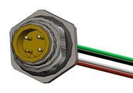 SENSOR CORD, 4P M12 PLUG-FREE END, 12"