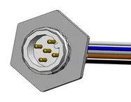 SENSOR CORD, 5P M12 PLUG-FREE END, 12"