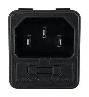 POWER ENTRY, INLET, 10A, 250VAC, QC