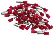 TERMINAL, FERRULE, 8 X 1.7MM, RED