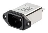 IEC INLET FILTER, EMC/EMI, 15A/QC