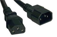 POWER CORD, IEC C14/IEC C13, 8FT, 10A