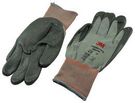 GLOVE, KNIT WRIST, M, GREY, NYLON