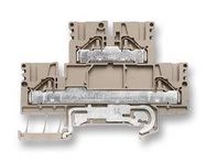 TERMINAL BLOCK, DIN RAIL, 4POS, 10AWG