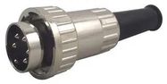 PLUG, FREE, DIN, BAYONET, 5WAY