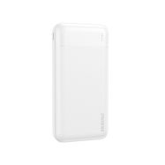 Powerbank Dudao K18-1W 10000mAh USB-A / USB-C / Micro USB - white, Dudao
