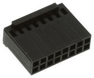 CONNECTOR, RCPT, 16POS, 2ROWS, 2.54MM