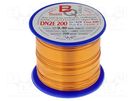 Coil wire; double coated enamelled; 0.4mm; 0.25kg; -65÷200°C BQ CABLE
