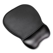 Ergonomic Mouse Pad and Wrist Rest Gel Eco Leather Large Anti-Slip - Black, Wozinsky