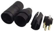 PLUG, XLR, FREE, BLACK GOLD, 3WAY