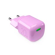 Puro 20W GaN USB-C Wall Charger - Pink, Puro Elektrik