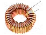 Inductor: wire; THT; 68uH; 3A; 60mΩ; Inductor: toroidal; Ø: 25mm TALEMA