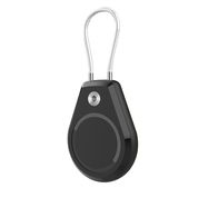 Apple AirTag Case Waterproof with Steel Cable - Black, Hurtel