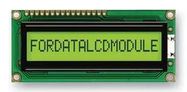 DISPLAY, ALPHANUMERIC, 16X1, YELLOW GRN
