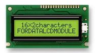 DISPLAY, ALPHANUMERIC, 16X2, YELLOW GRN