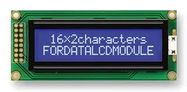 DISPLAY, ALPHANUMERIC, 16X2, WHITE