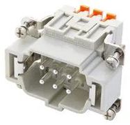 INSERT, MALE, 6P+E, 16A, 500V