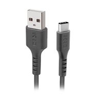 SBS TECABLETC220K USB-A - USB-C Cable 2 m - Black, SBS