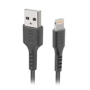 SBS TECABLEUSBIP589K USB-A - Lightning Cable 1m MFi Certified - Black, SBS